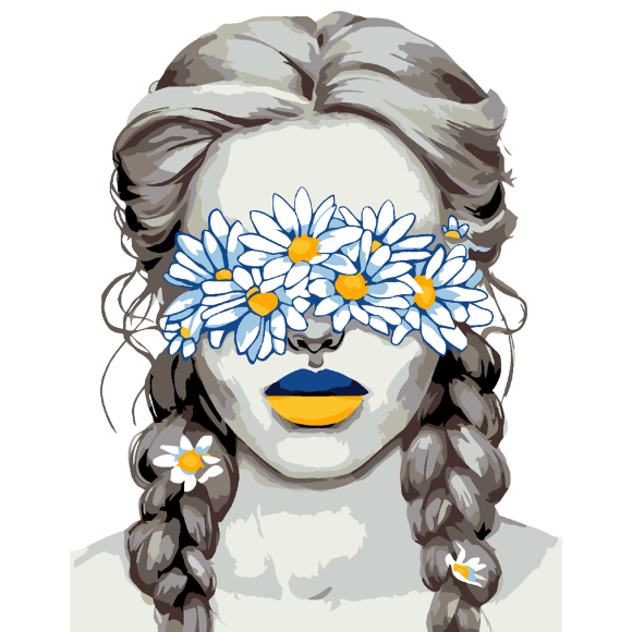 Картина по номерам „Несокрушимая“ 35×45см ROSA START