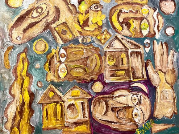 Painting Greece, artist Boyko Peter