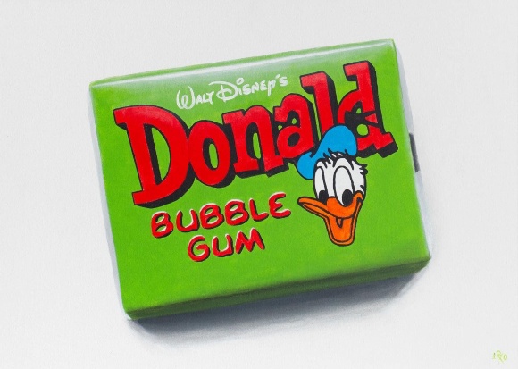 Painting Donald, green, artist Kolomiyets Ruslan