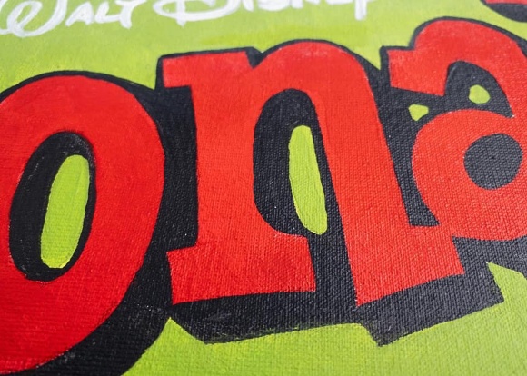 Painting Donald, green, artist Kolomiyets Ruslan