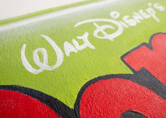 Painting Donald, green, artist Kolomiyets Ruslan