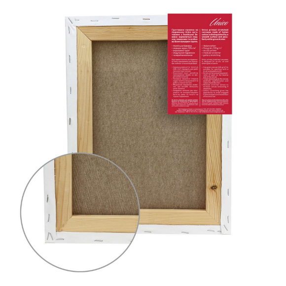 Подрамник 70×90 см модуль №1 среднее зерно акрил итальянский хлопок Unico