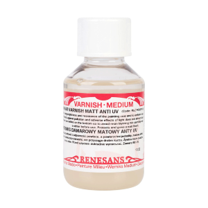 Лак дамарный матовый с защитой от УФ 100мл Renesans