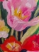 Painting Tulips, artist Nina Lytvyn
