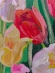 Painting Tulips, artist Nina Lytvyn