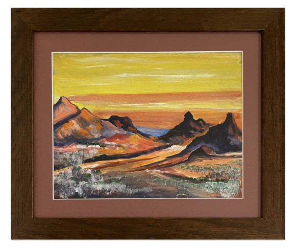 Painting Mountain Landscape