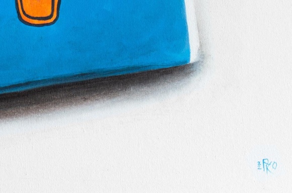 Painting Donald, blue, artist Kolomiyets Ruslan