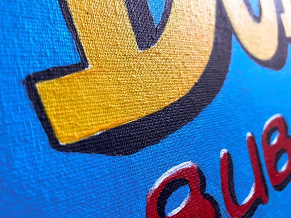 Painting Donald, blue, artist Kolomiyets Ruslan