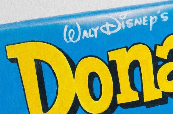 Painting Donald, blue, artist Kolomiyets Ruslan