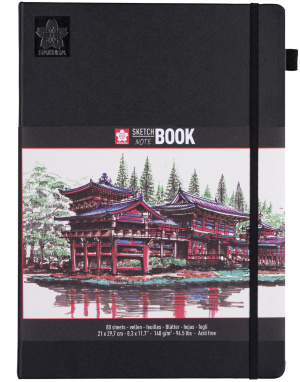 Блокнот Sakura Sketch 21х29 7 см 140 г/м2 80 л кремово-белый Sakura