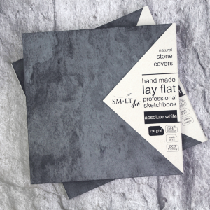 Блокнот для эскизов PRO Stonebook 19,5х19,5см 150г/м2 64л белая и гладкая бумага SM-LT Art
