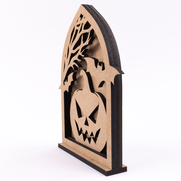 3D композиция „Halloween“ 2, МДФ, 16,5х20см, ROSA TALENT