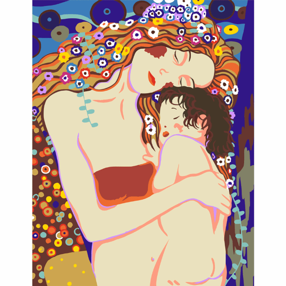 Картина по номерам "Любовь матери" ROSA START