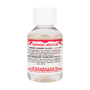 Лак дамарный глянцевый с защитой от УФ 100мл Renesans