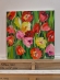 Painting Tulips, artist Nina Lytvyn