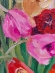 Painting Tulips, artist Nina Lytvyn