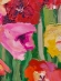 Painting Tulips, artist Nina Lytvyn
