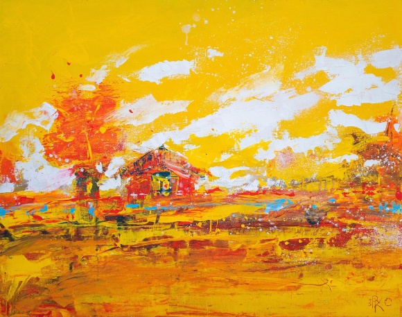 Painting Yellow, artist Kolomiyets Ruslan