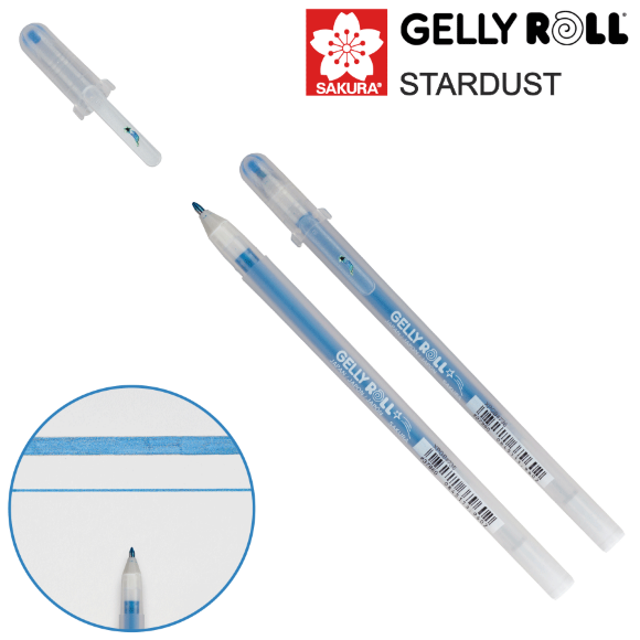 Ручка гелевая STARDUST Gelly Roll Бирюзовый Sakura Ручка гелевая STARDUST Gelly Roll Бирюзовый Sakura