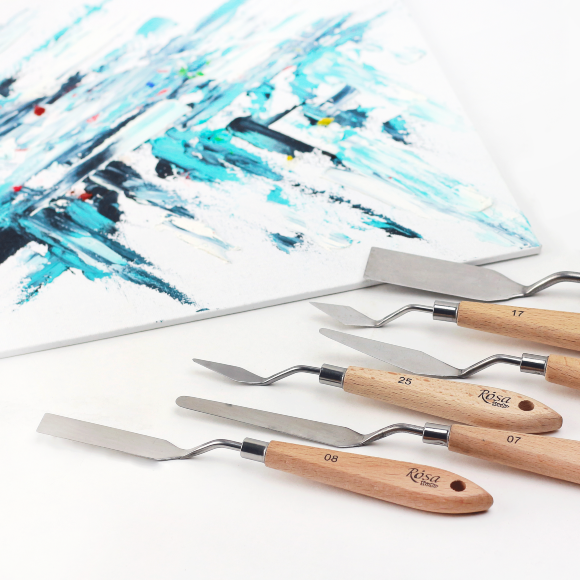 ROSA Studio 11912 palette knife, diamond shape, length 6.5 cm, code 1013