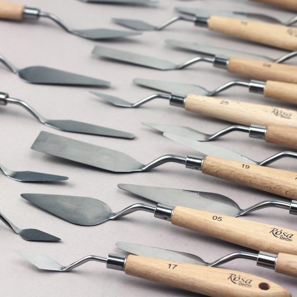 ROSA Studio 11912 palette knife, diamond shape, length 6.5 cm, code 1013