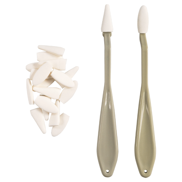 Набор инструментов для пастели, 2 мастихина+20 насадок, D.K.ART & CRAFT