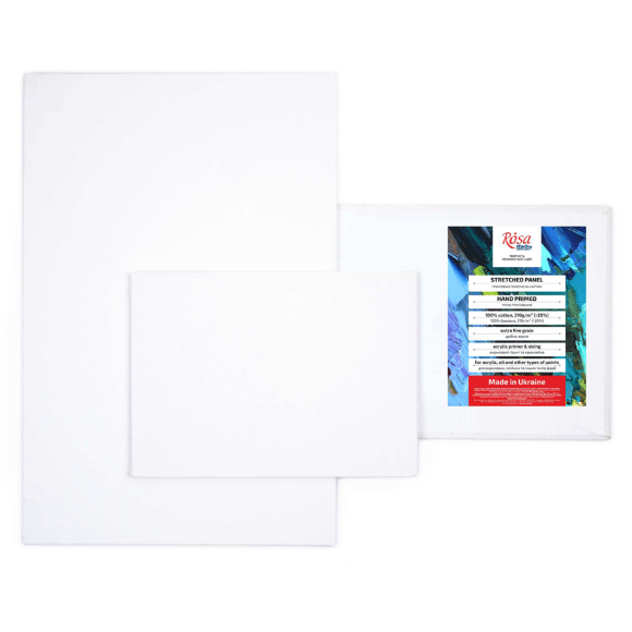 Полотно на картоне 15×20 см хлопок акрил ROSA Studio