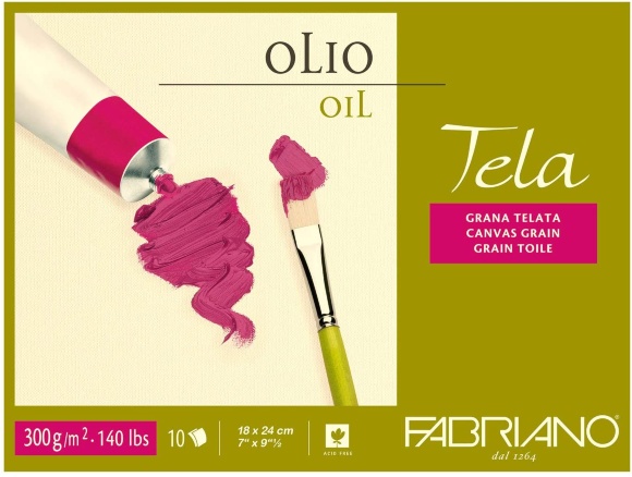 Склейка Tela 300г/м2 10л текстура холста Fabriano