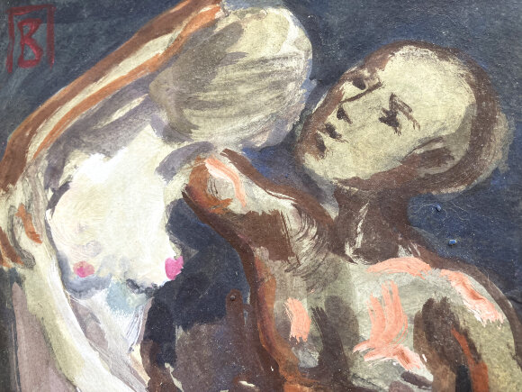 Акварель Венера и Амур, художник Павлов Виктор Акварель Венера и Амур, художник Павлов Виктор