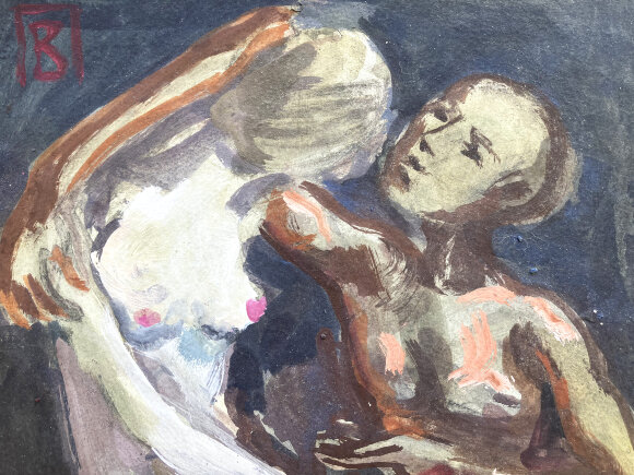 Акварель Венера и Амур, художник Павлов Виктор Акварель Венера и Амур, художник Павлов Виктор