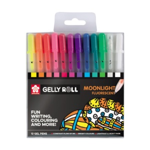 Набор гелевых ручек MOONLIGHT 12цв. Sakura