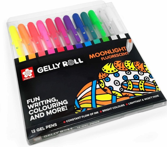 Набор гелевых ручек MOONLIGHT 12цв. Sakura