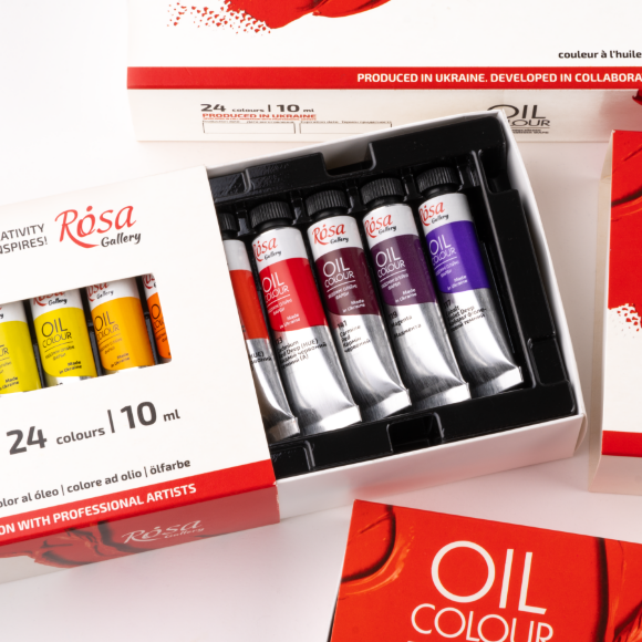 Набор масляных красок 24х10мл ROSA Gallery