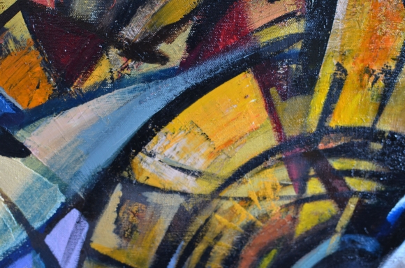 Painting Kaleidoscope, artist Andriy Kreminsky