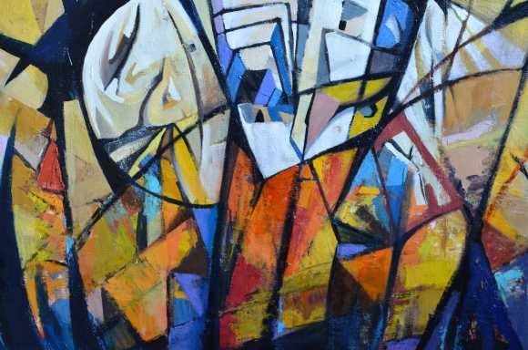Painting Kaleidoscope, artist Andriy Kreminsky
