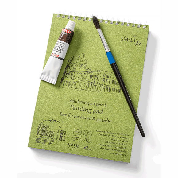 Альбом для акрила и масла на спирали AUTHENTIC (DRAWING) А3 290г/м2 20л белая бумага SM-LT Art Альбом для акрила и масла на спирали AUTHENTIC (DRAWING) А3 290г/м2 20л белая бумага SM-LT Art