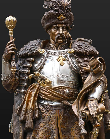 Sculpture Hetman, author Ozyumenko Andrey Sculpture Hetman, author Ozyumenko Andrey