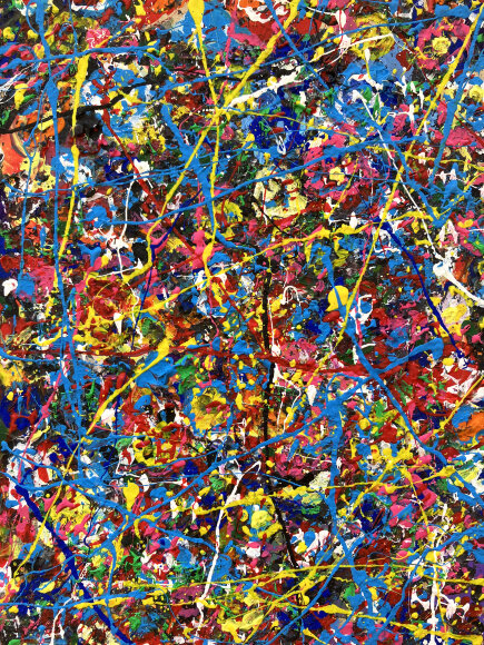 Painting Chaos, artist Zaven Martirosyan