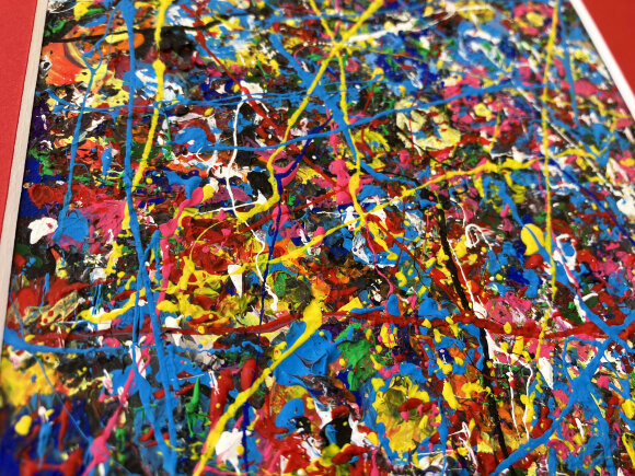 Painting Chaos, artist Zaven Martirosyan