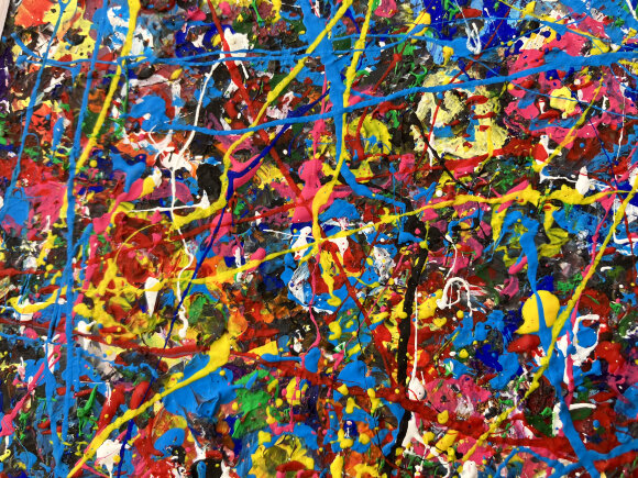 Painting Chaos, artist Zaven Martirosyan