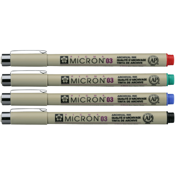 Линер PIGMA MICRON (0.3), 0,35мм Зеленый, Sakura Линер PIGMA MICRON (0.3), 0,35мм Зеленый, Sakura