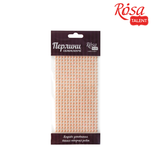Жемчужины самоклеящиеся Розовые 5мм 375шт ROSA Talent Жемчужины самоклеящиеся Розовые 5мм 375шт ROSA Talent