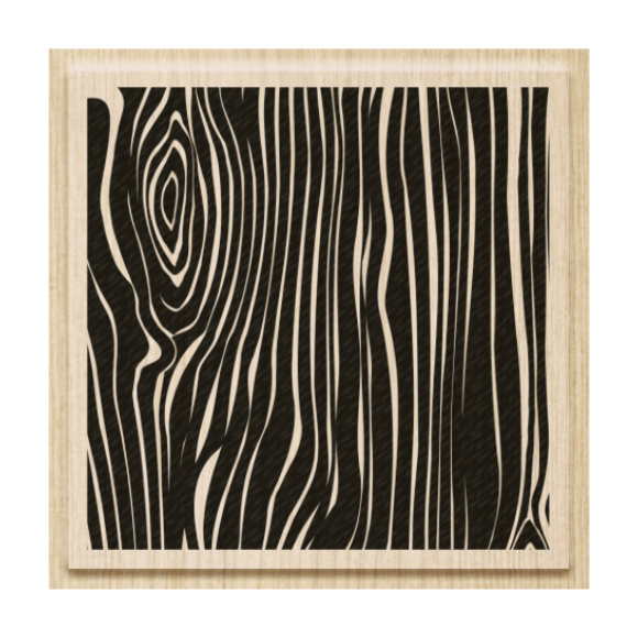 Штамп деревянный Дерево 7×7 см Heyda