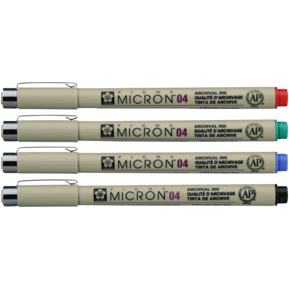 Лінер PIGMA MICRON (0.4), 0,4мм чорний Sakura