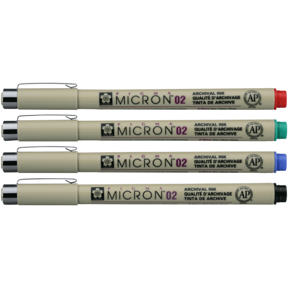 Лінер PIGMA MICRON (0.2), 0,3мм Зелений, Sakura