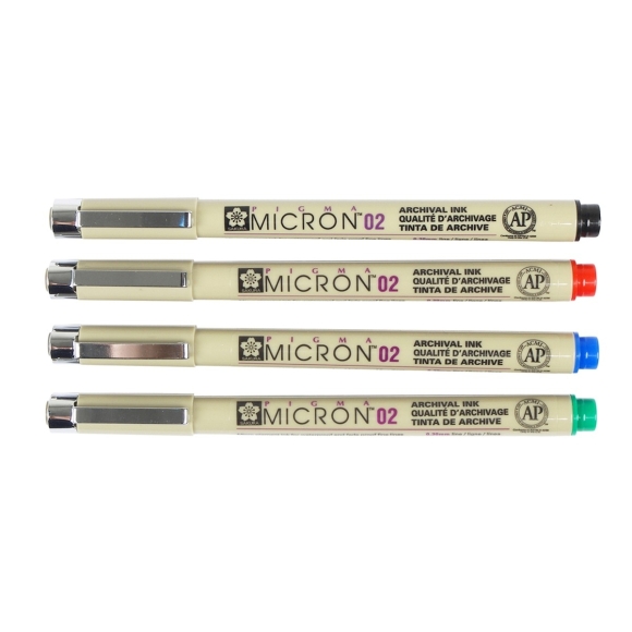 Лінер PIGMA MICRON (0.2), 0,3мм Зелений, Sakura