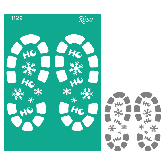 Трафарет многоразовый самоклеящийся №1122 серия Новый Год А4 (21×29,7см) ROSA TALENT Трафарет многоразовый самоклеящийся №1122 серия Новый Год А4 (21×29,7см) ROSA TALENT