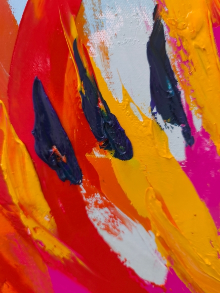 Painting Unbroken, artist Nina Lytvyn