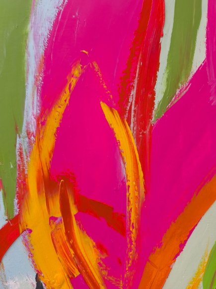 Painting Unbroken, artist Nina Lytvyn