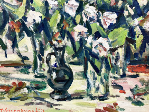 Painting Still life, flowers, artist Nikolay Neklyuenko Painting Still life, flowers, artist Nikolay Neklyuenko